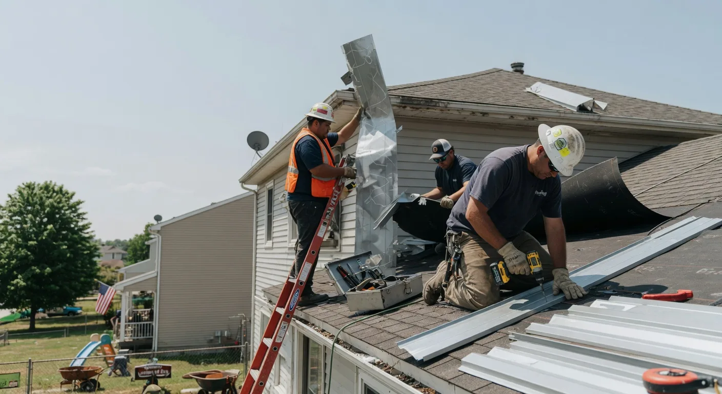 Storm Damage Metal Roof Repair in Penns Creek, PA